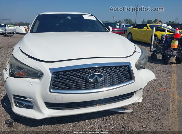 JN1EV7AP7HM744150 2017 INFINITI Q50 White Widok z przodu