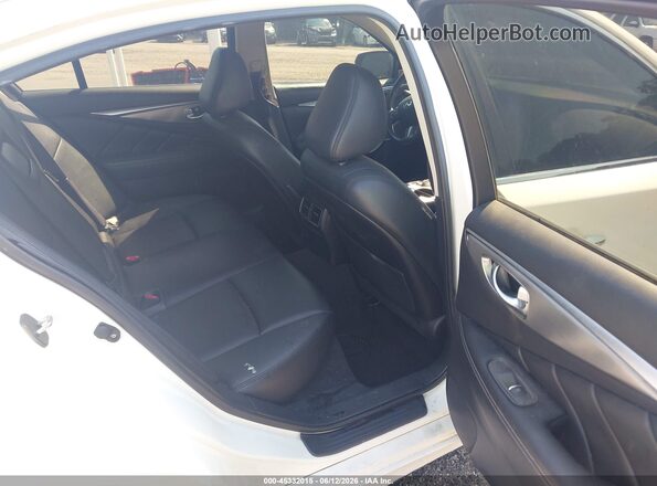 JN1EV7AP7HM744150 2017 INFINITI Q50 White Widok naklejki z numerem VIN