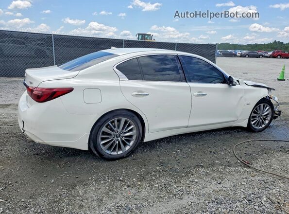 JN1EV7AP7JM353795 2018 INFINITI Q50 White Tył prawy