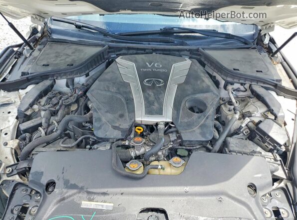 JN1EV7AP7JM353795 2018 INFINITI Q50 White Widok wnętrza z tyłu