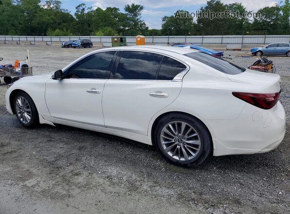 JN1EV7AP7JM353795 2018 INFINITI Q50 White Tył lewy
