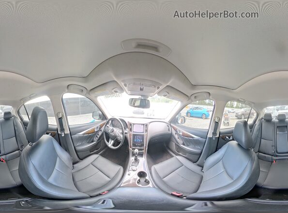 JN1EV7AP7JM353795 2018 INFINITI Q50 White Widok naklejki z numerem VIN
