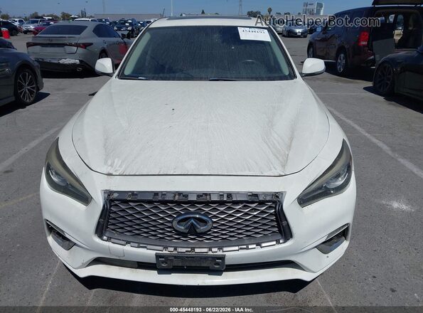 JN1EV7AP7KM512025 2019 INFINITI Q50 White Widok z przodu