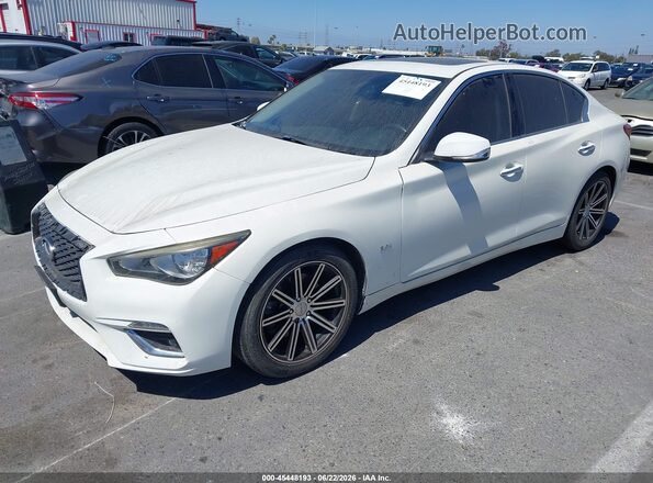 JN1EV7AP7KM512025 2019 INFINITI Q50 White Przód lewy