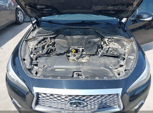 JN1EV7AP7KM518343 2019 INFINITI Q50 Black Rear view