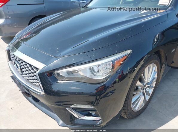JN1EV7AP7KM518343 2019 INFINITI Q50 Black Rear interior view