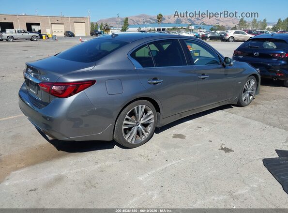 JN1EV7AP7KM519363 2019 INFINITI Q50 Gray Trasero derecho