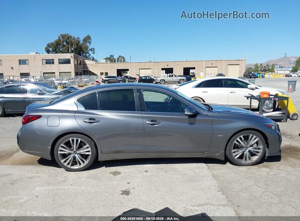 JN1EV7AP7KM519363 2019 INFINITI Q50 Gray Vista interior trasera