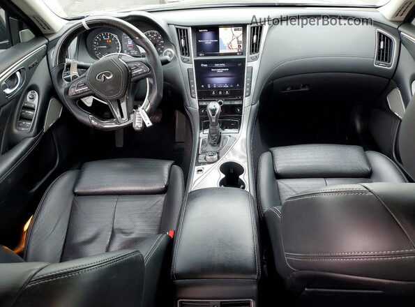 JN1EV7AP7LM202751 2020 INFINITI Q50 Black Widok deski rozdzielczej
