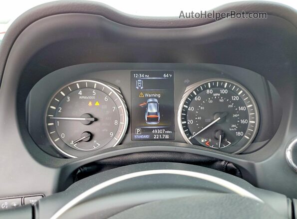 JN1EV7AP7LM202751 2020 INFINITI Q50 Black Widok zestawu wskaźników