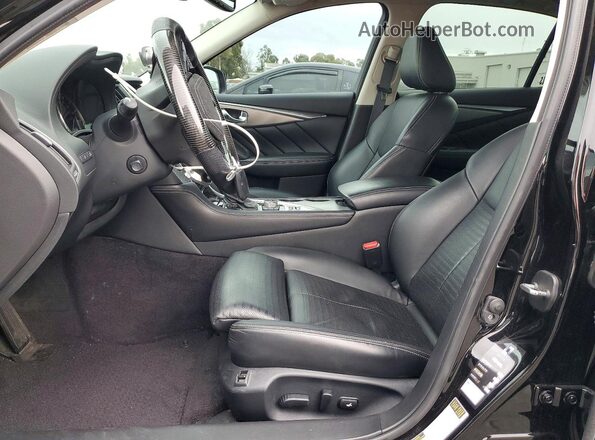 JN1EV7AP7LM202751 2020 INFINITI Q50 Black Widok wnętrza z przodu