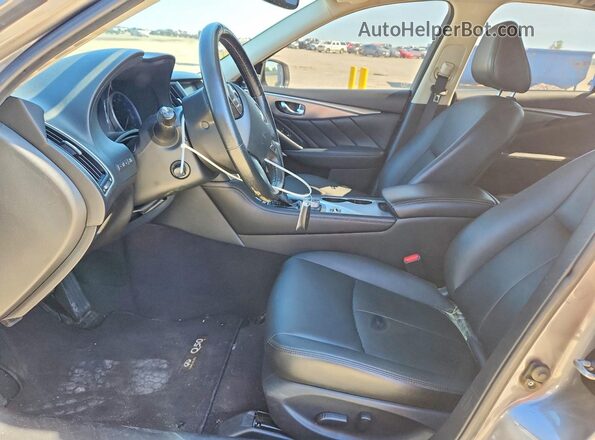 JN1EV7AP8HM733920 2017 INFINITI Q50 Gray Սալոնի դիմացի տեսք