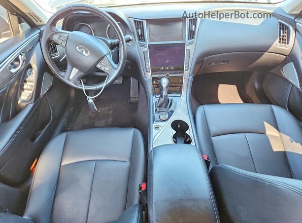 JN1EV7AP8HM733920 2017 INFINITI Q50 Gray Առջևի վահանակի տեսք