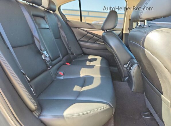 JN1EV7AP8HM733920 2017 INFINITI Q50 Gray Հետևի նստատեղերի տեսք