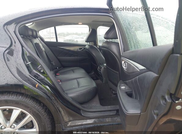 JN1EV7AP8HM744383 2017 INFINITI Q50 Black Vista de la etiqueta del VIN