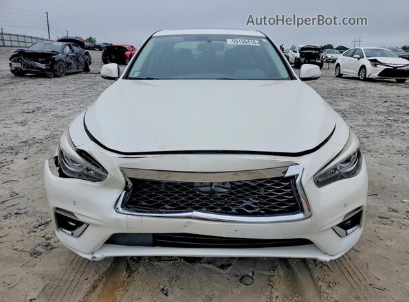 JN1EV7AP8JM356981 2018 INFINITI Q50 White 