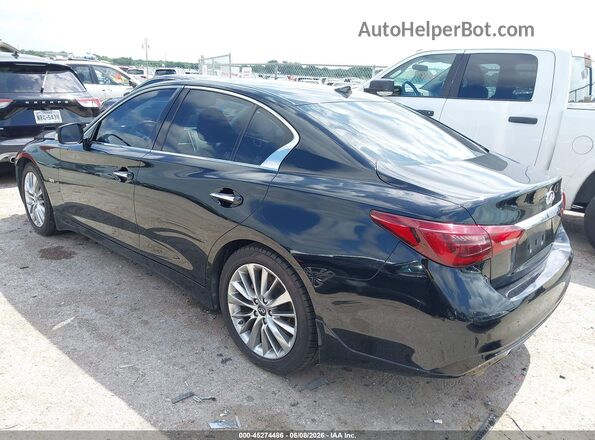 JN1EV7AP8KM510736 2019 INFINITI Q50 Black უკანა მარცხენა