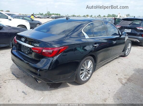 JN1EV7AP8KM510736 2019 INFINITI Q50 Black უკანა მარჯვენა