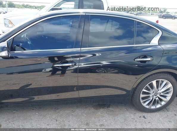JN1EV7AP8KM510736 2019 INFINITI Q50 Black სალონის 360-გრადუსიანი ხედი