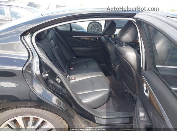 JN1EV7AP8KM510736 2019 INFINITI Q50 Black VIN კოდის სტიკერის ხედი