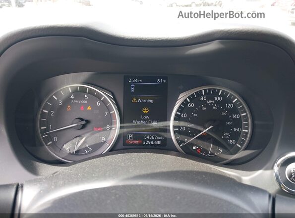 JN1EV7AP8KM513684 2019 INFINITI Q50 Gray Հետևի նստատեղերի տեսք