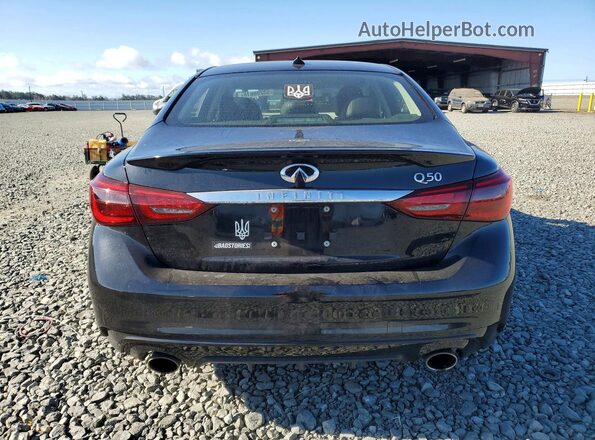 JN1EV7AP8KM514981 2019 INFINITI Q50 Black უკანა ხედი