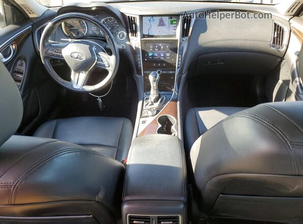 JN1EV7AP8KM514981 2019 INFINITI Q50 Black წინა პანელის ხედი