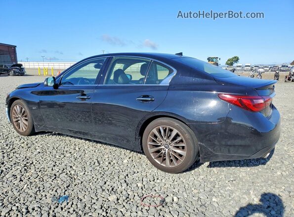 JN1EV7AP8KM514981 2019 INFINITI Q50 Black უკანა მარცხენა