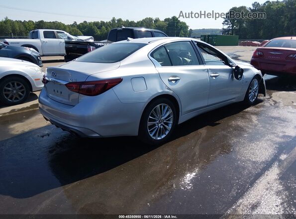 JN1EV7AP8KM519193 2019 INFINITI Q50 Silver Задня права чверть