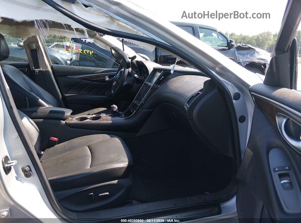 JN1EV7AP8KM519193 2019 INFINITI Q50 Silver Вид салону спереду