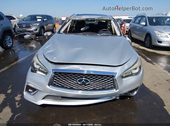 JN1EV7AP8KM519193 2019 INFINITI Q50 Silver Вид щитка приладів