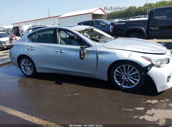 JN1EV7AP8KM519193 2019 INFINITI Q50 Silver Вид задньої частини салону