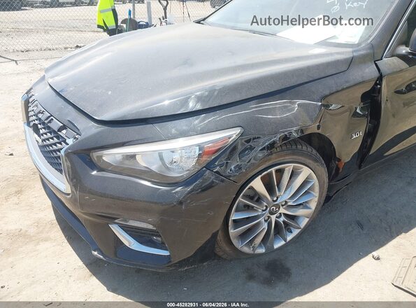 JN1EV7AP8LM204458 2020 INFINITI Q50 Black Вид спереду
