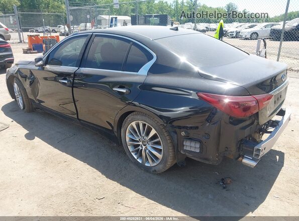 JN1EV7AP8LM204458 2020 INFINITI Q50 Black Задня ліва чверть