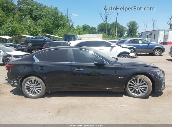 JN1EV7AP8LM204458 2020 INFINITI Q50 Black Вид задньої частини салону