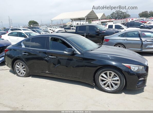 JN1EV7AP8MM707148 2021 INFINITI Q50 Black უკანა სალონის ხედი