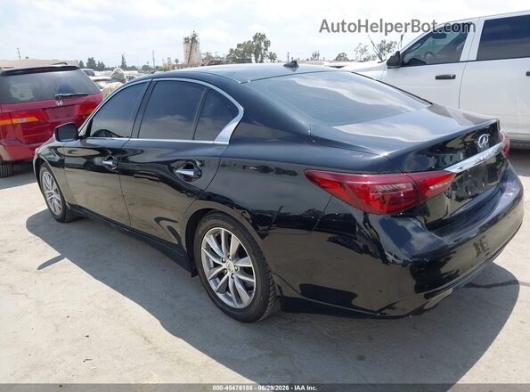 JN1EV7AP8MM707148 2021 INFINITI Q50 Black უკანა მარცხენა