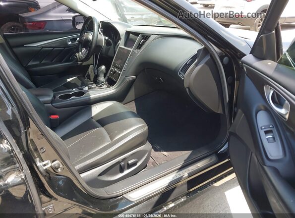 JN1EV7AP8MM707148 2021 INFINITI Q50 Black წინა სალონის ხედი