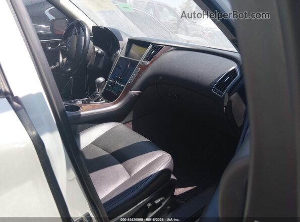 JN1EV7AP9GM306471 2016 INFINITI Q50 White Widok wnętrza z przodu