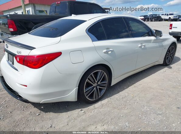 JN1EV7AP9GM306471 2016 INFINITI Q50 White Tył prawy