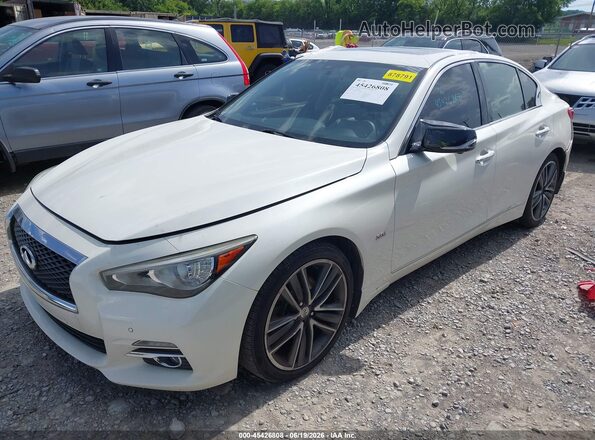 JN1EV7AP9GM306471 2016 INFINITI Q50 White Przód lewy