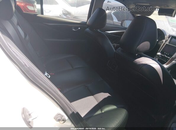 JN1EV7AP9GM306471 2016 INFINITI Q50 White Widok naklejki z numerem VIN