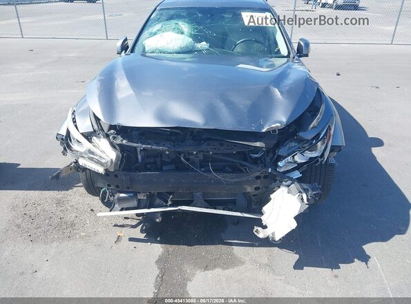 JN1EV7AP9JM351336 2018 INFINITI Q50 Gray Դիմացի տեսք