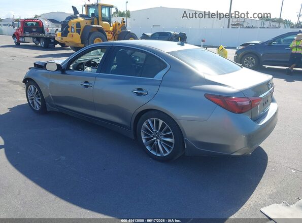 JN1EV7AP9JM351336 2018 INFINITI Q50 Gray Հետևի ձախ