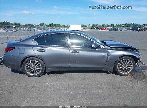 JN1EV7AP9JM351336 2018 INFINITI Q50 Gray Սալոնի 360 աստիճան տեսք