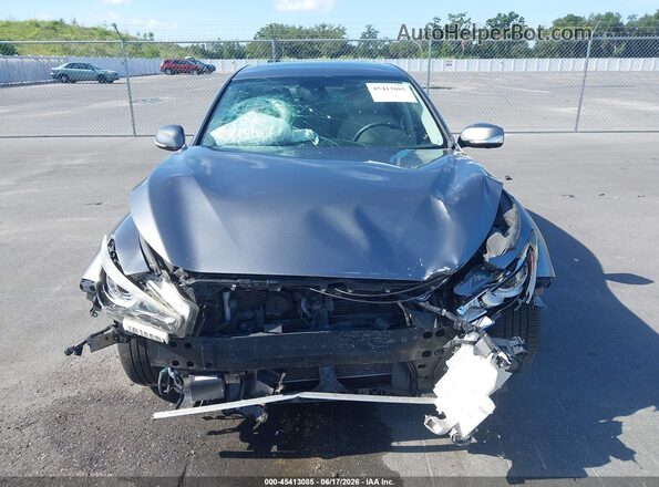 JN1EV7AP9JM351336 2018 INFINITI Q50 Gray Սալոնի հետևի տեսք