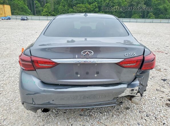 JN1EV7AP9JM356620 2018 INFINITI Q50 Gray Widok z tyłu