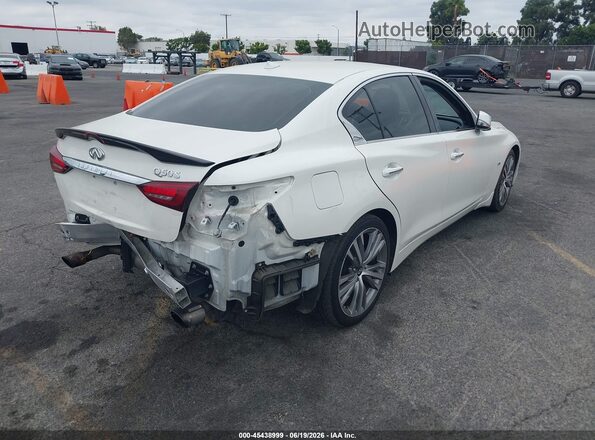 JN1EV7AP9JM364071 2018 INFINITI Q50 White Trasero derecho