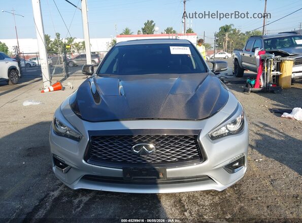 JN1EV7AP9JM365270 2018 INFINITI Q50 Silver Widok zestawu wskaźników