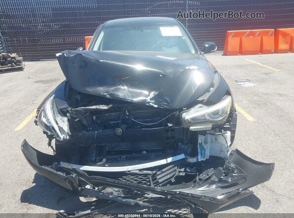 JN1EV7AP9JM592345 2018 INFINITI Q50 Black Вид щитка приладів